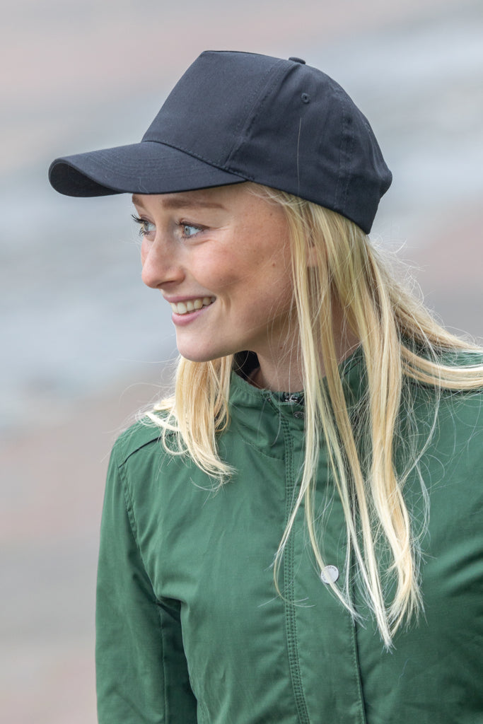 Impact 5-paneelinen lippalakki kierrätetystä puuvillasta-9