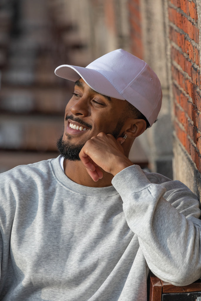 Impact 5-paneelinen lippalakki kierrätetystä puuvillasta-21