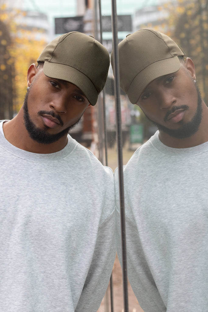 Impact 5-paneelinen lippalakki kierrätetystä puuvillasta-65