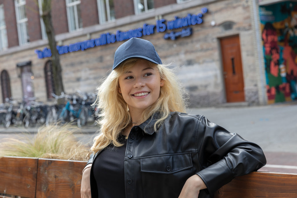 Impact AWARE™ lippalakki 5 paneelilla harjatusta puuvillasta-51