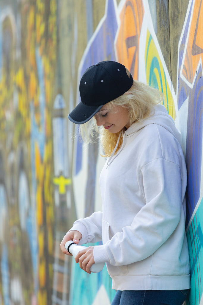 Impact AWARE™ lippalakki 6 paneelilla harjatusta puuvillasta-9