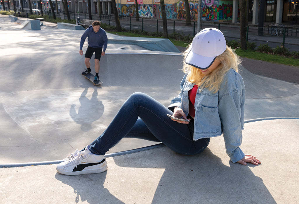 Impact AWARE™ lippalakki 6 paneelilla harjatusta puuvillasta-20