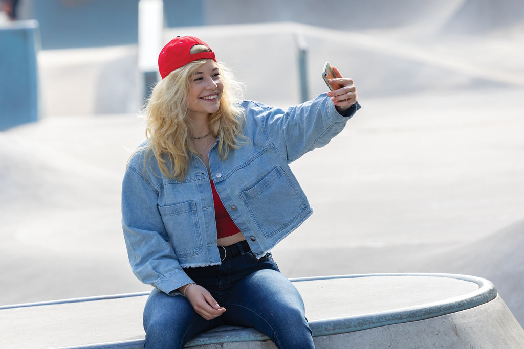 Impact AWARE™ lippalakki 6 paneelilla harjatusta puuvillasta-31