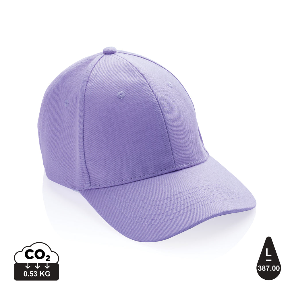 Impact 6-paneelinen lippalakki kierrätetystä puuvillasta-76