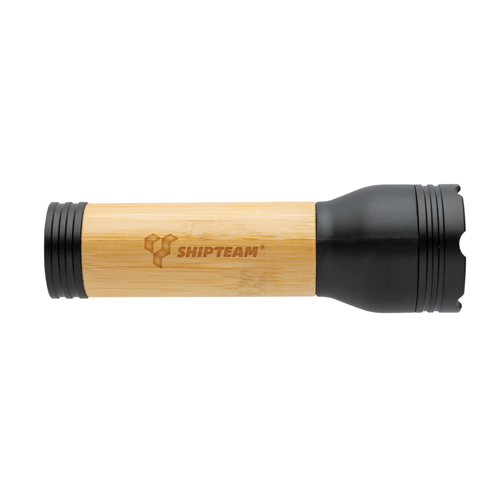 Lucid 3W taskulamppu RCS muovista ja bambusta-7