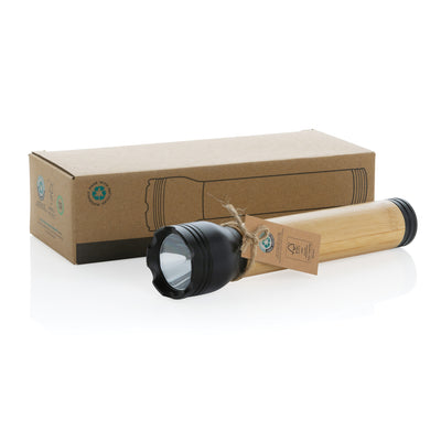 Lucid 5W taskulamppu RCS muovista ja bambusta-5