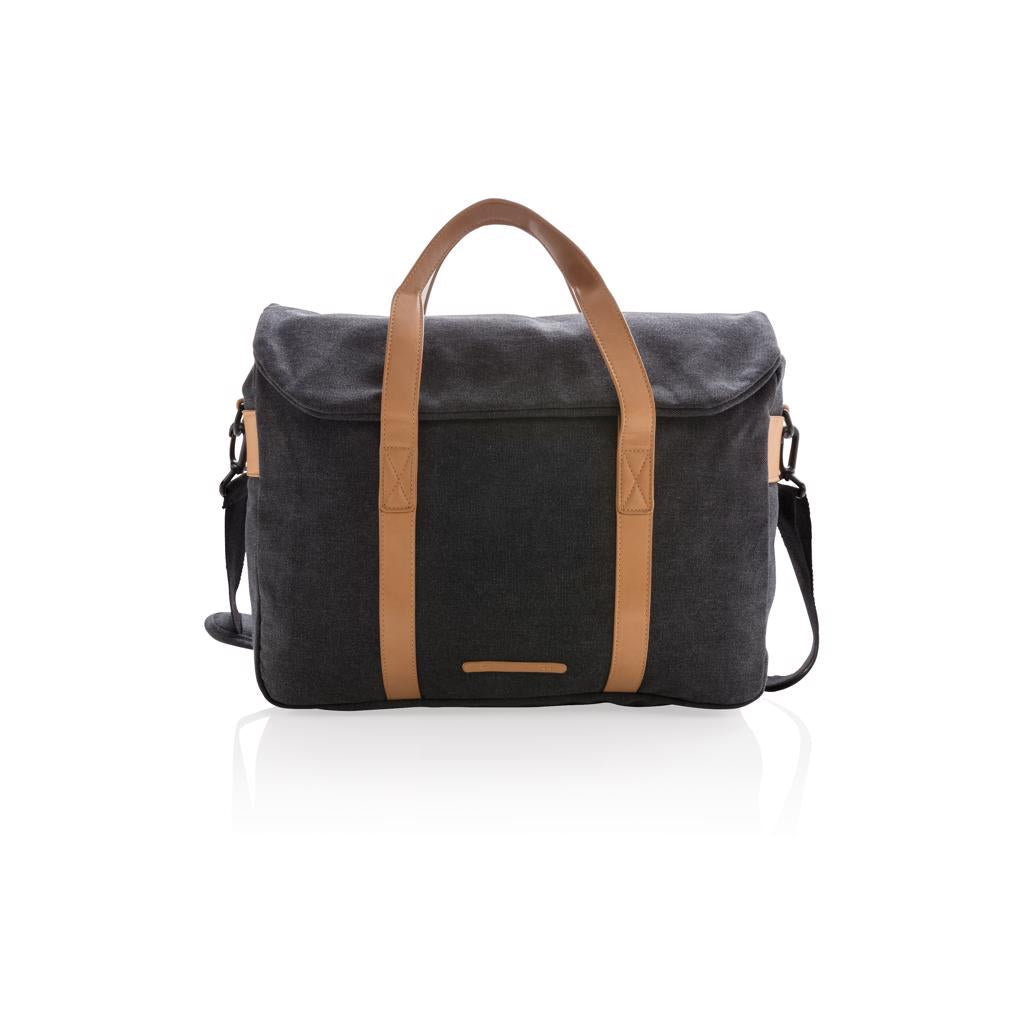 Canvas-laptoplaukku - PVC-vapaa