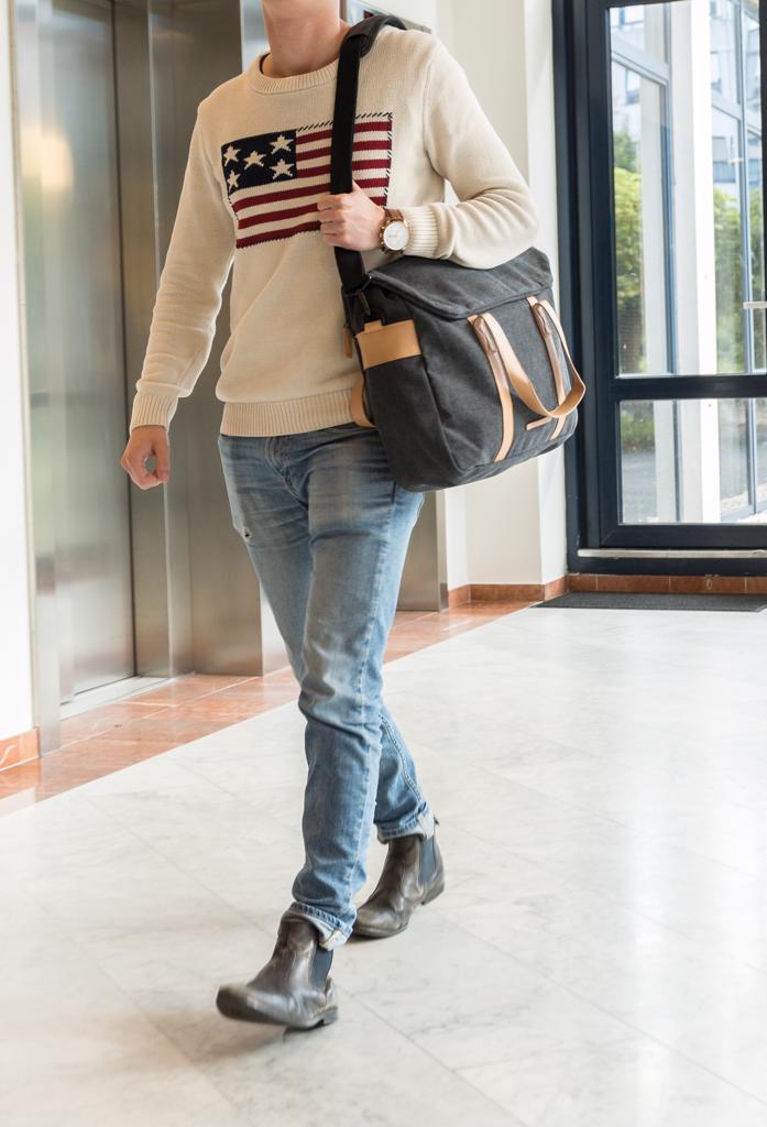 Canvas-laptoplaukku - PVC-vapaa