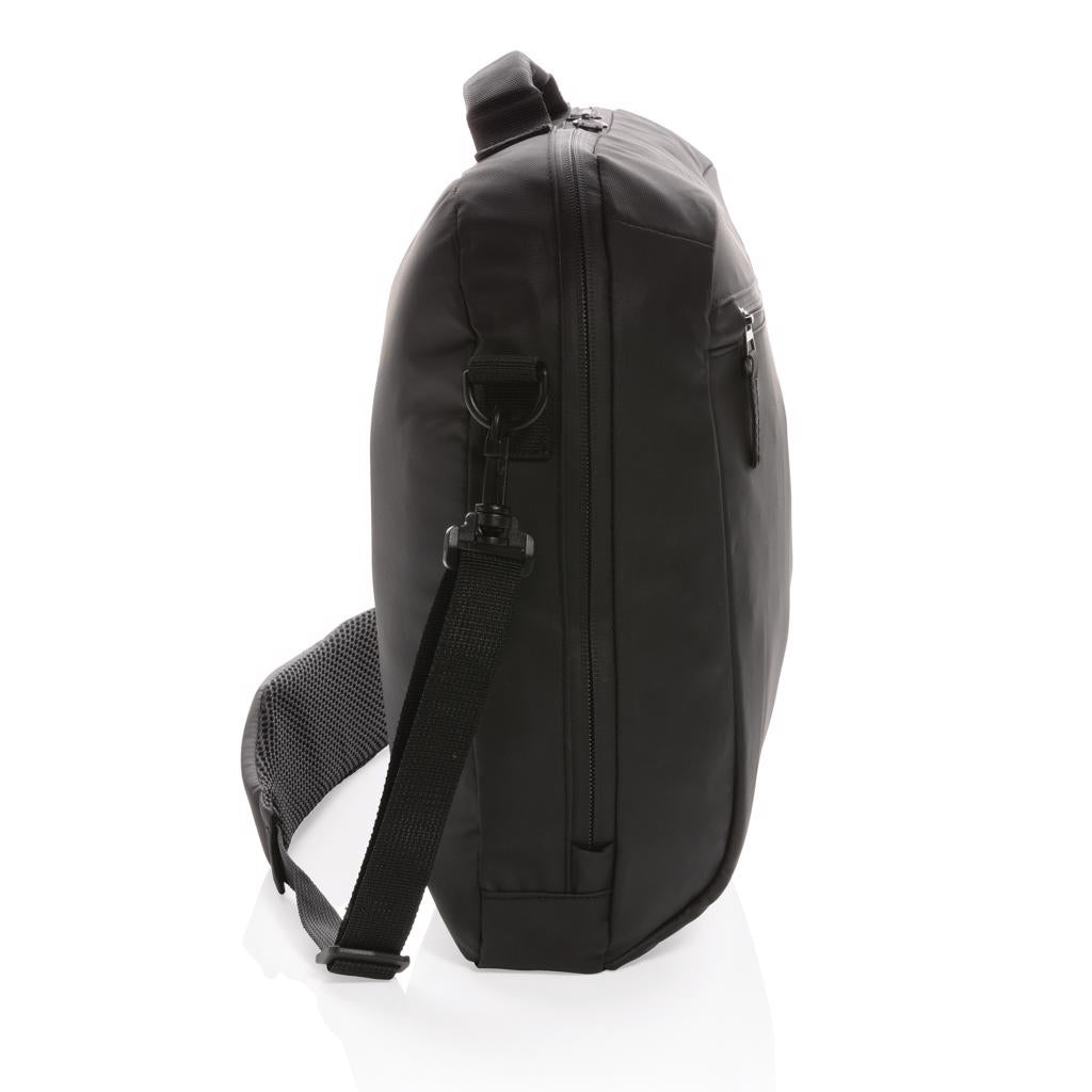 Musta PVC-vapaa Fashion-laptoplaukku 15,6"