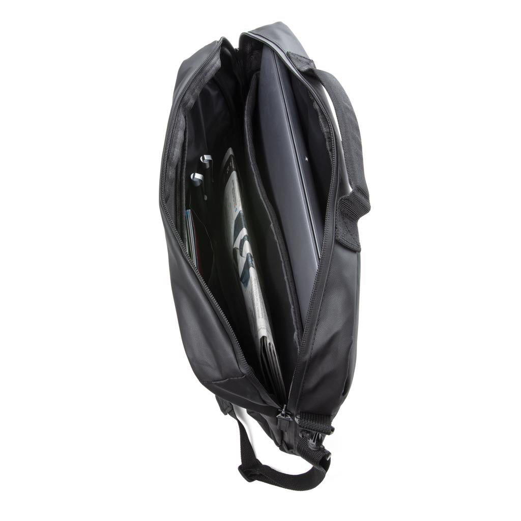 Musta PVC-vapaa Fashion-laptoplaukku 15,6"