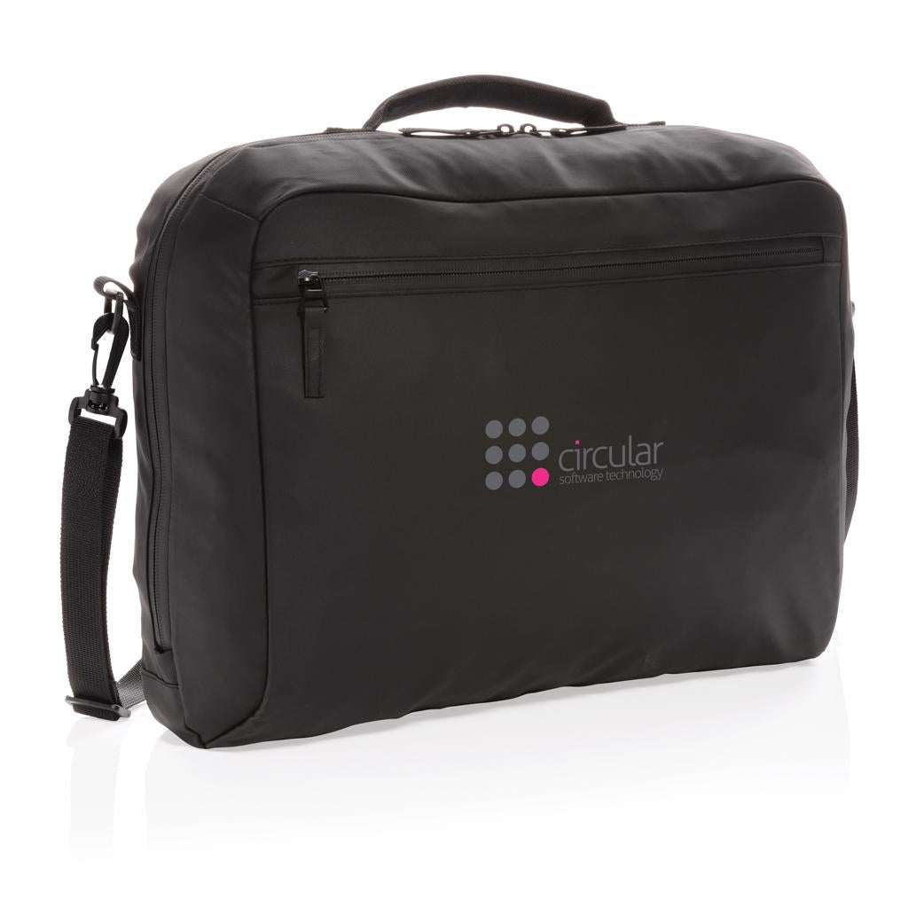 Musta PVC-vapaa Fashion-laptoplaukku 15,6"
