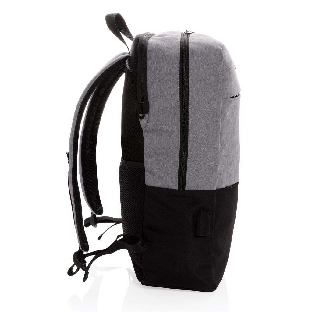 Moderni PVC-vapaa 15,6"" USB & RFID -laptopreppu