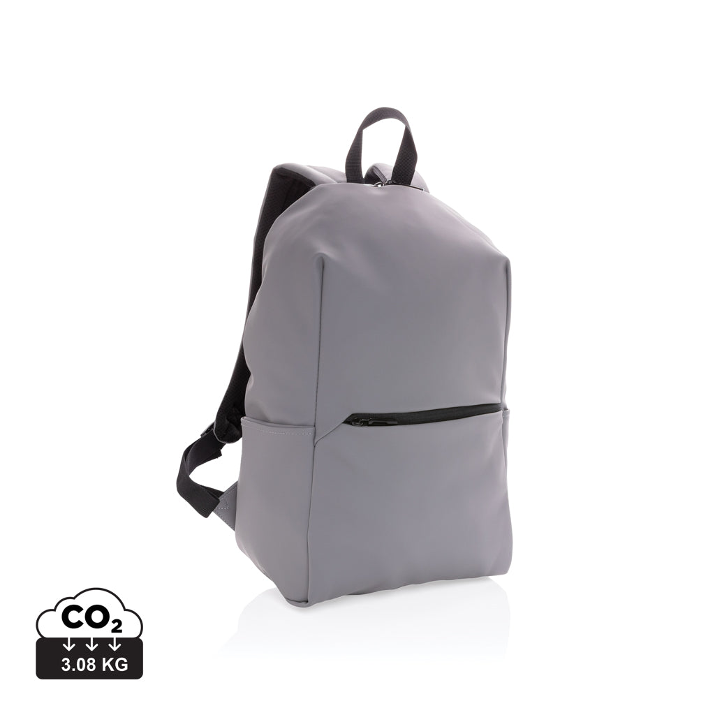 Sileä keinonahkainen 15.6" tietokonereppu-10