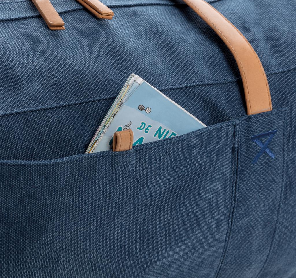 Canvas reissu-/viikonloppureppu - PVC-vapaa