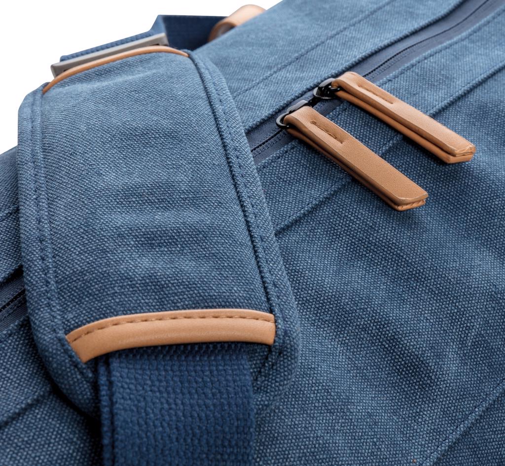 Canvas reissu-/viikonloppureppu - PVC-vapaa