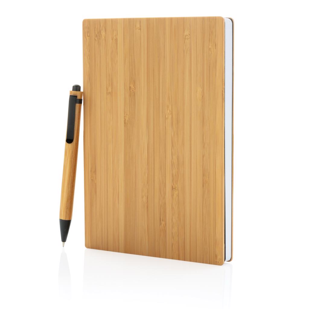 A5-bambumuistikirja- & kynäsetti