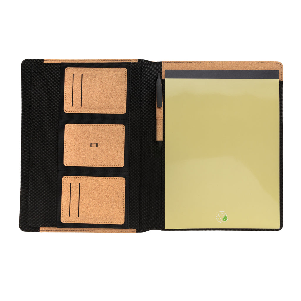 Deluxe korkki portfolio A4 kynällä-4