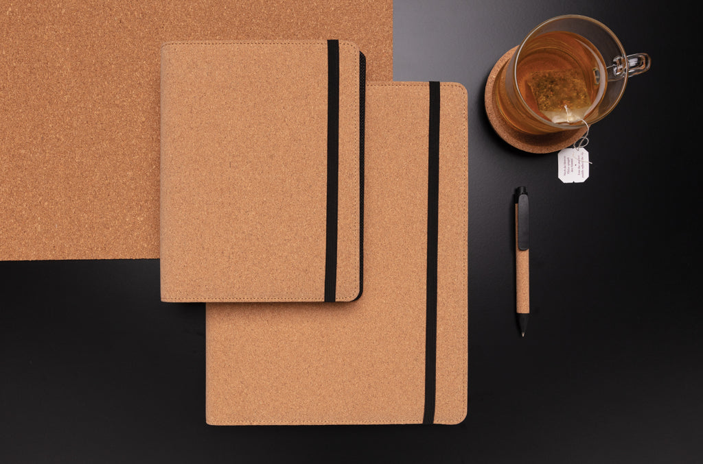 Deluxe korkki portfolio A4 kynällä-10