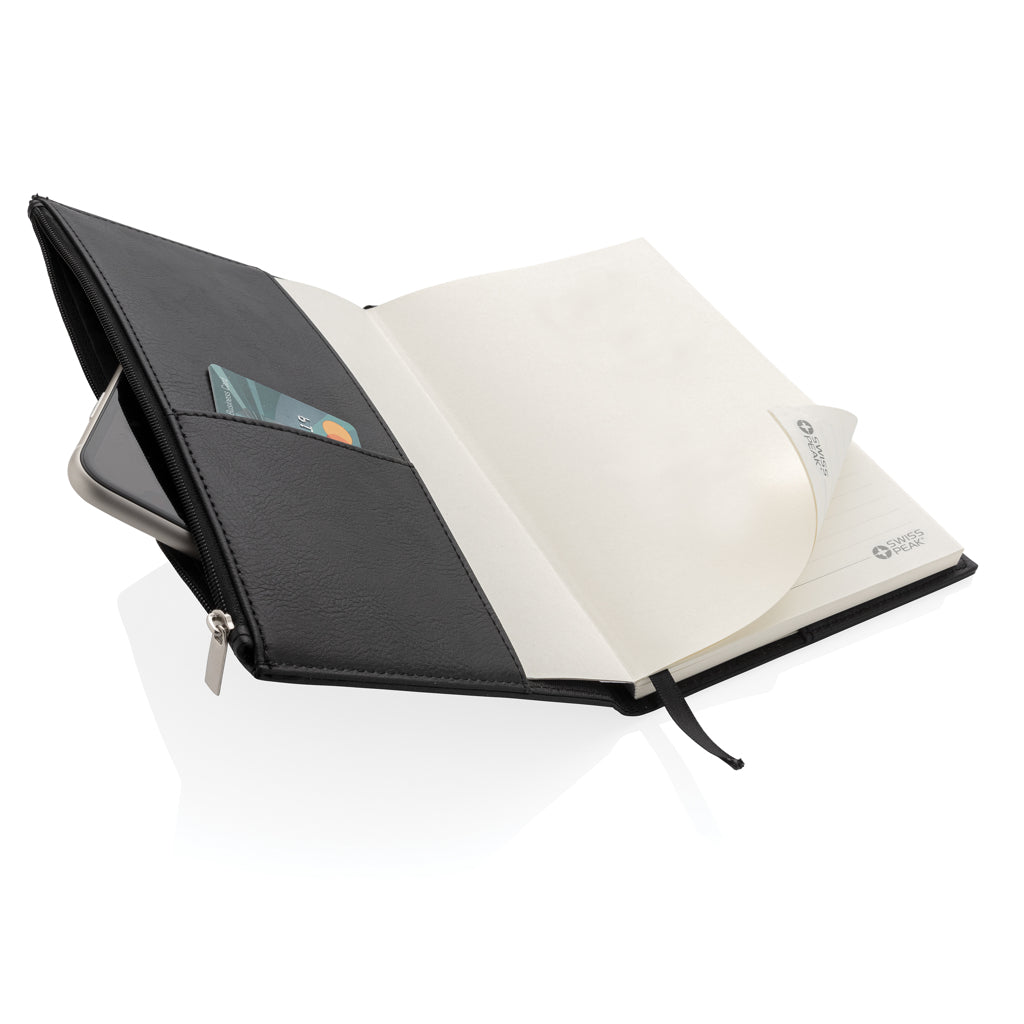 Swiss Peak A5 PU muistikirja vetoketjutaskulla-5