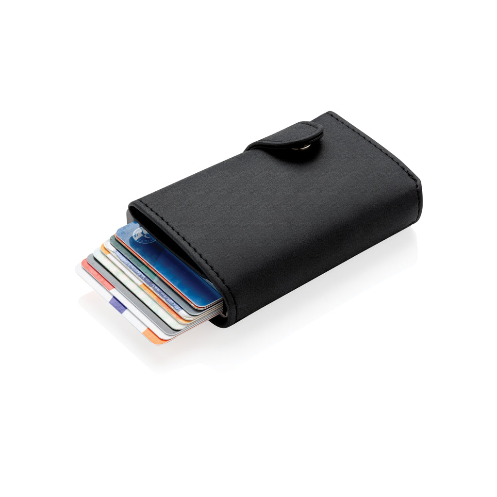 Alumiininen RFID-korttitasku ja PU-lompakko-1
