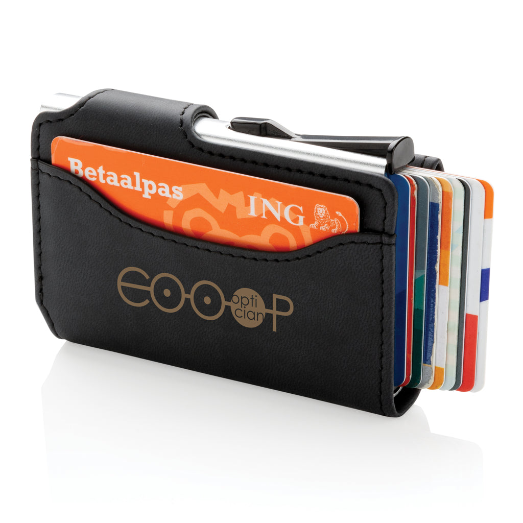 Alumiininen RFID-korttitasku ja PU-lompakko-8