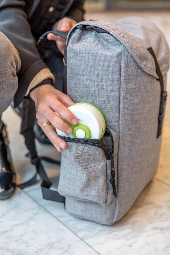 Kokoontaitettava silikonimuki