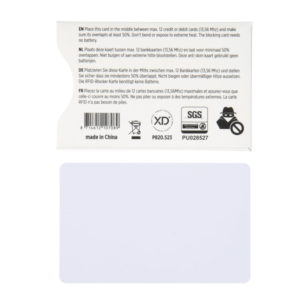 Anti-skimming RFID kortti aktiivisella häirintäsirulla-4