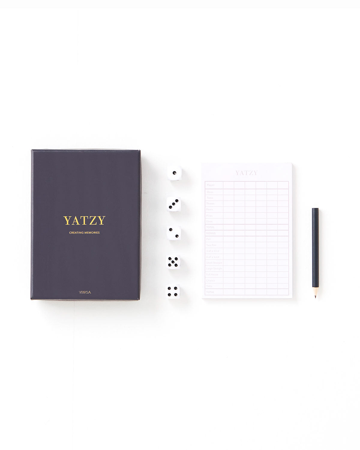 Yatzy Kahvipöytäpeli